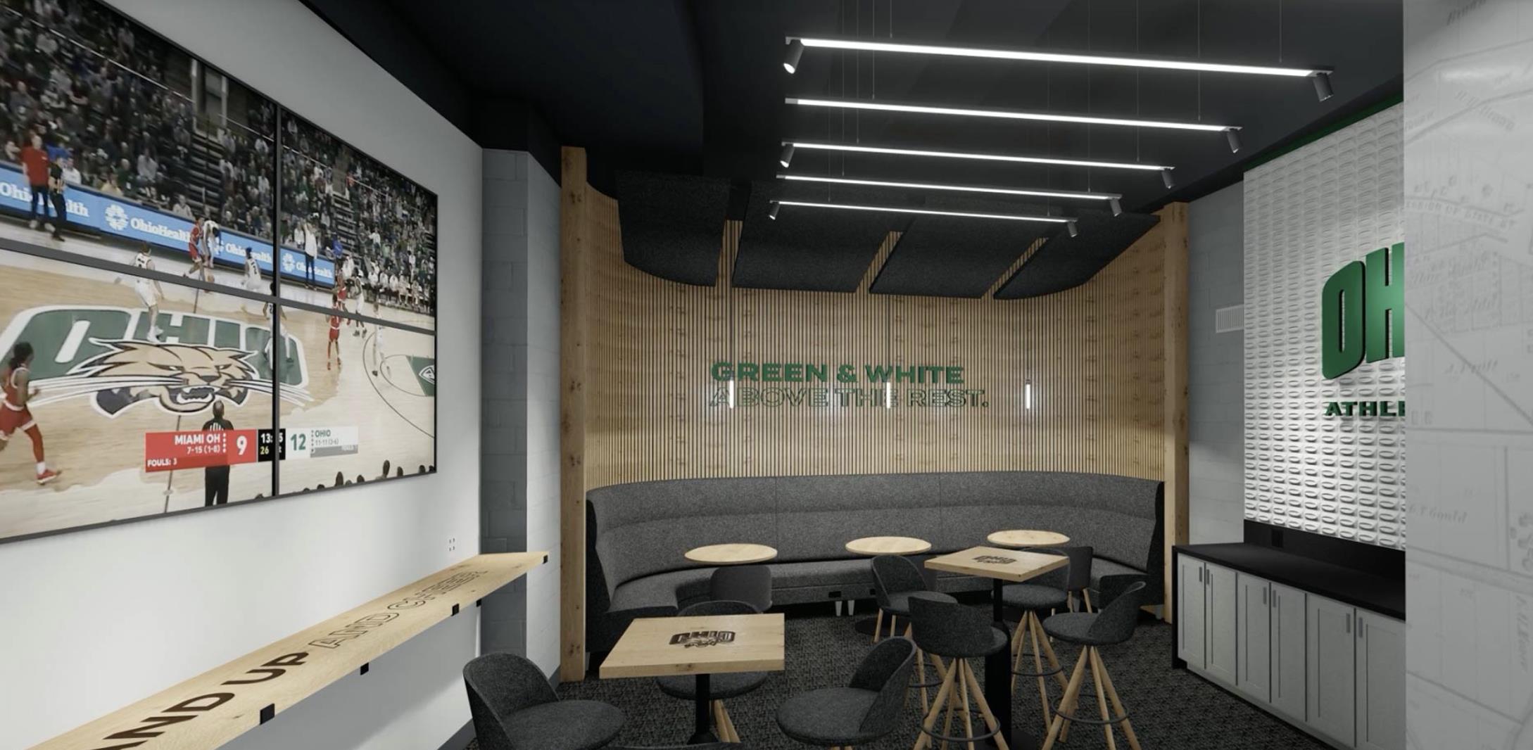 Designing an architectural concept to reimagine a premium athletics suite